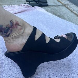 Free People Platform Wedge Strappy Clog Mule Women's Sandals